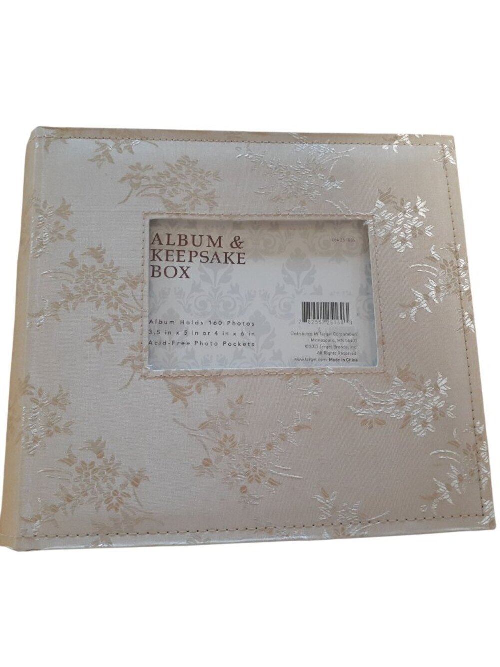 Brand New Album & Keepsake Box - 3.5 x 5 or 4 x 6 Pictures - Acid Free Photo Poc
